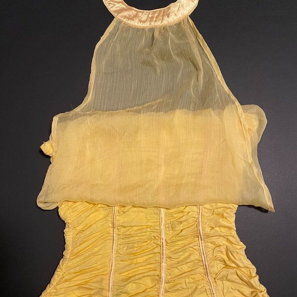 Yellow Choker Top, Date Night - Picture 13 of 15